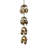 16-Bell Temple Chime in Burnished Gold