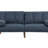 Polyfiber 2Pc Sectional Sofa Set Living Room Furniture Solid Wood Legs Plush Couch Adjustable Sofa Chaise (Sectional)-1322686452