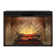 Dimplex Revillusion Electric Firebox Herringbone Brick Interior with Front Glass Panel