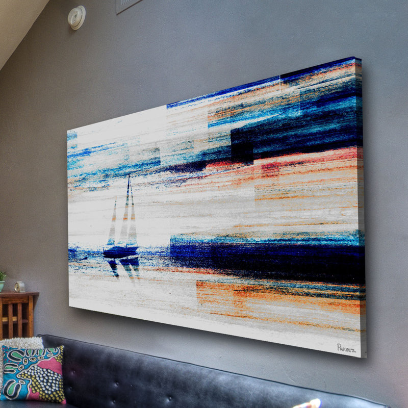 Parvez Taj - Wrapped Canvas Painting, 41cm H x 61cm W