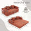Canapé modulaire pliable-468612864
