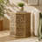 Watsonville Natural Brown Octagonal Solid Mango Wood Side Table