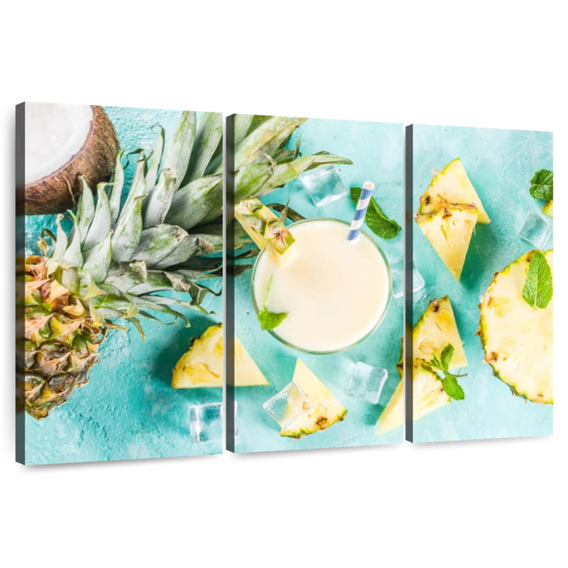 Yarlin Summer Pina Colada Cocktails, 36" H x 57" W