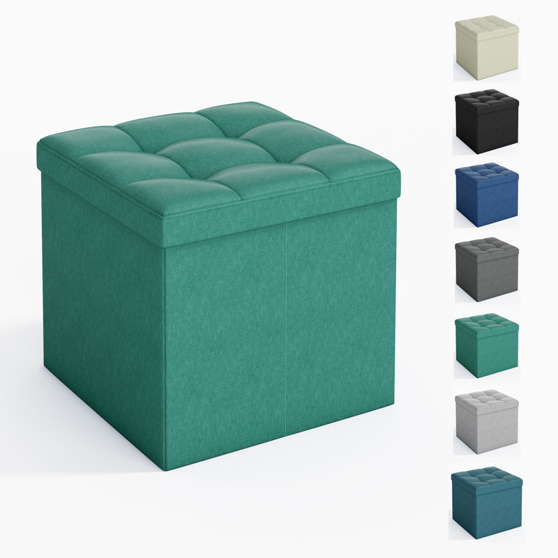 37.5cm Wide Standard Ottoman, green