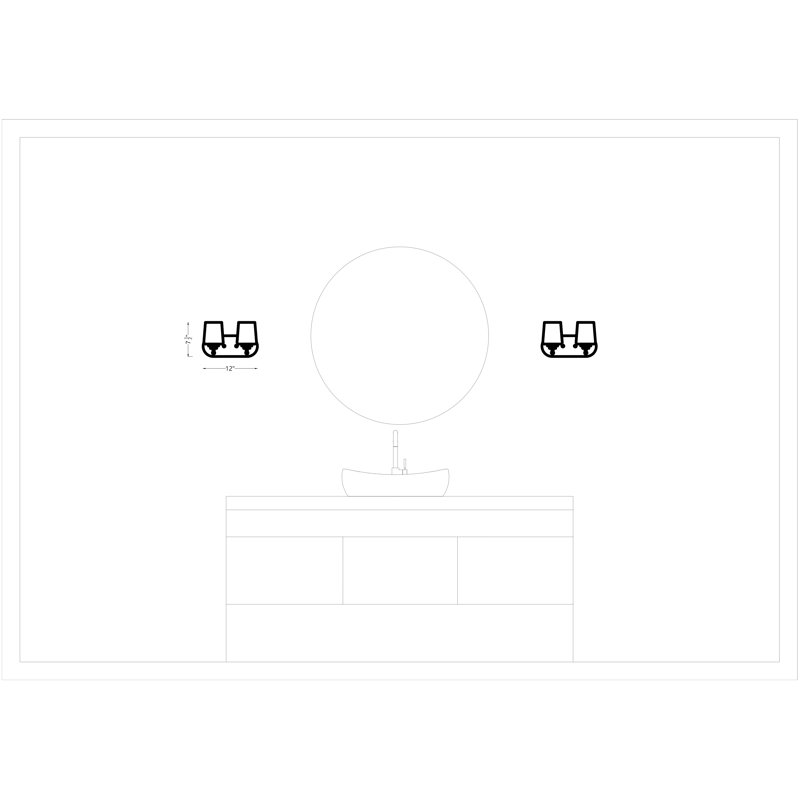 Windom 2 - Light Dimmable Vanity Light, Yes, Chrome