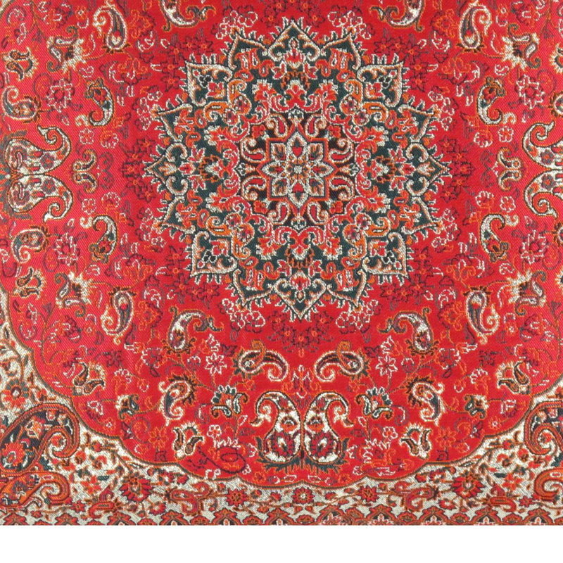 L Diamant bleu soie terme 16 po, Rouge oriental