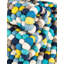 Tapis contemporain de couleur bleue Rosston-1759630625