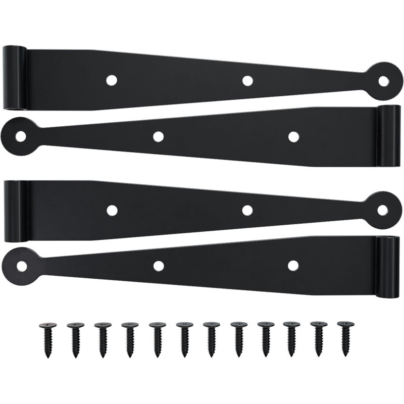 Charnière à sangle SteelTek l 10 po avec ensemble de volets à charnières décalées de 0 po à 12 po à 36 po (comprend 2 paires de charnières)