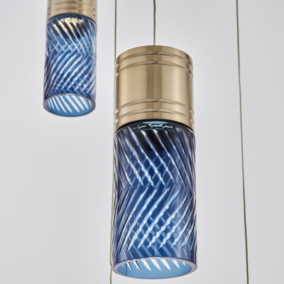 Kiriko 24-in (54-watt) LED Winter Brass Chandelier