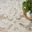 Haydel Oriental Machine Made Power Loom Polyester Area Rug in Beige-97841386
