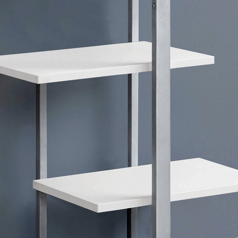 Bibliothèque, bibliothèque, étagère, 5 niveaux, h 60 po, bureau, chambre à coucher