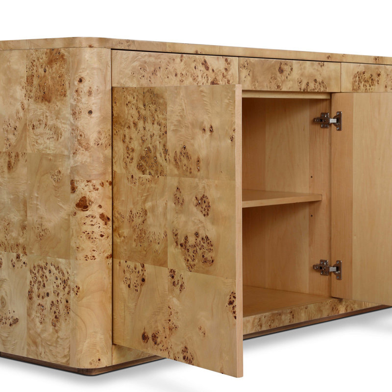 Mullins Sideboard-Natural Mappa Burl