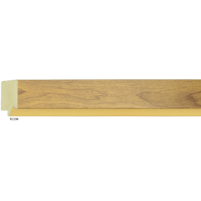 Metropolis II Rectangle Wall Mirror, 31.75" x 25.75", Natural/Gold