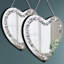 Jasiman Heart Wall Mirror