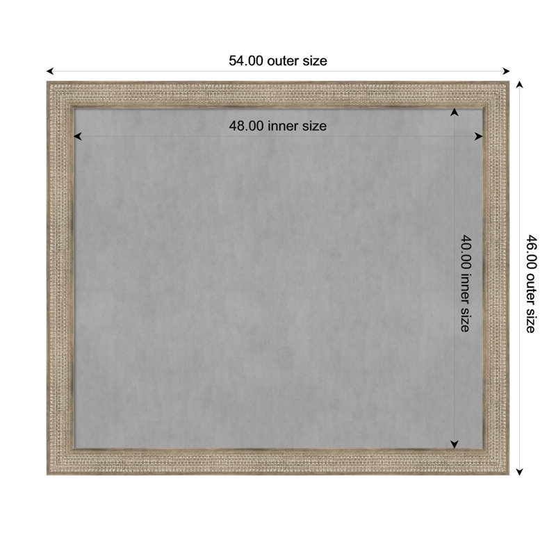 Tableau magnétique à treillis, H 46 po x l 54 po