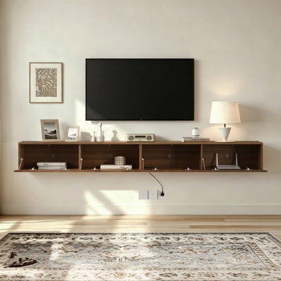 Meuble télé flottant 86,6 po Modern