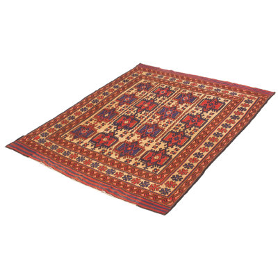 Tapis unique en laine noué à la main 6 pi 10 po x 8 pi 9 po nouvel âge Johen
