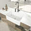 30'' L x 20" W Farmhouse Kitchen Sink White Ceramic Single Bowl Kitchen Sink Apron Front Sink