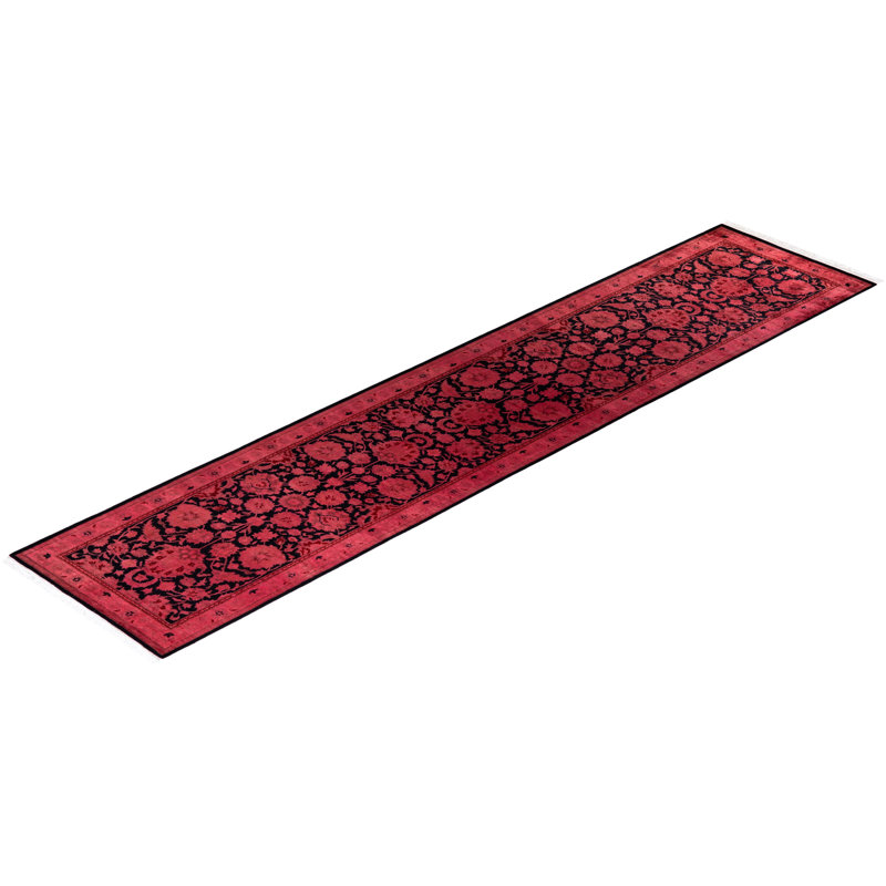 Fine Vibrance One-of-a-Kind 2' 7" X 12' 1" Hand Knotted Area Rug