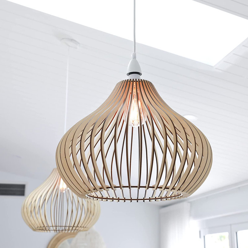 1 - Light Gold LED Geometric Pendant
