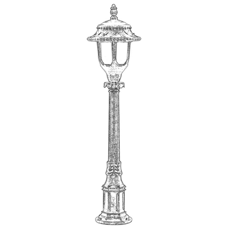 Aarjan Transparent Lamp Post (Full)