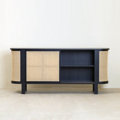 Buffet simple en osier