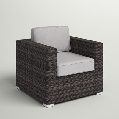Melanie Fully Assembled Patio Chair with Cushions