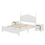 Ensemble de chambre à coucher moderne 3 pièces avec lit plateforme et 2 tables de chevet avec tiroirs-1252360000-1252360003