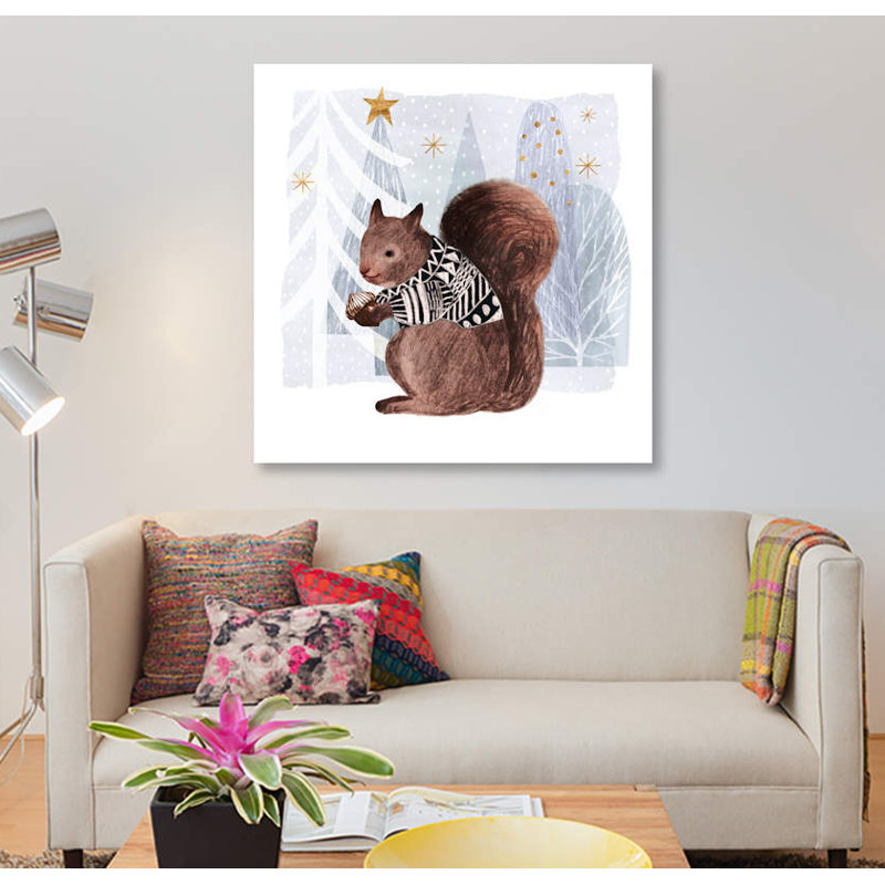 « confortables superficie ii », impression sur toile, H 12 po x l 12 po x P 1,5 po, Toile tendue, Pas de tapis