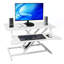 Bureau pour ordinateur portable à hauteur ajustable, poste de travail assis-debout réglable avec plateau à clavier-1655067451