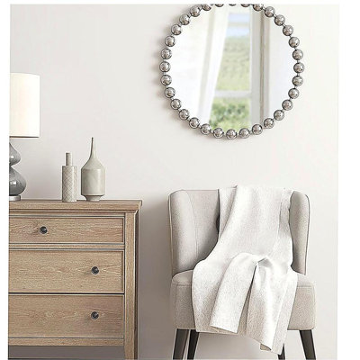 Miroir mural perlé 27 po