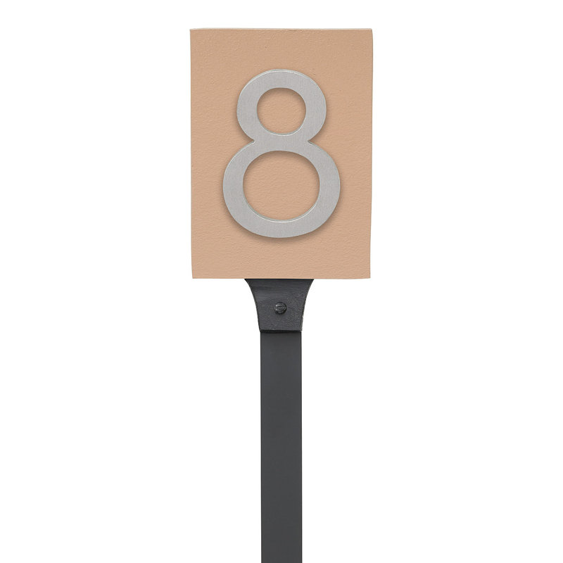Rectangle pour pelouse, Taupe / aluminium brossé, Oui