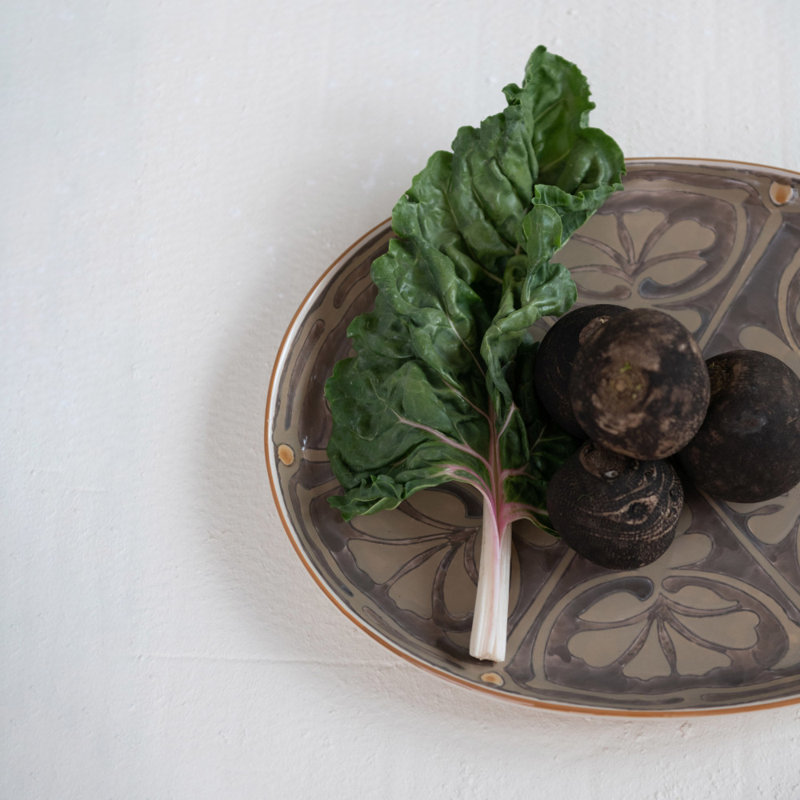 Stoneware Decorative Plate 2