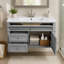 Meuble-lavabo mural 36 po avec 2 tiroirs-1354335685