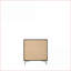 Table de chevet en bois blanc Casilda