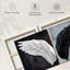 Decor Elements - Ailes d'ange blanches et noires sur toile, 2 pièces-93821751
