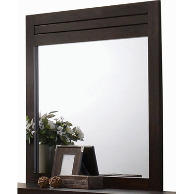 Panang Mahogany Finish Mirror