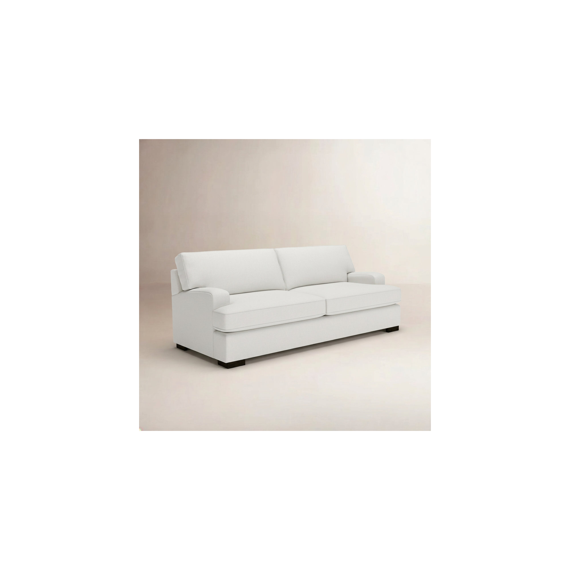 Chloe Upholstered Sofa, Macarena Beige Basketweave