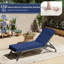 Coussin de chaise longue d'extérieur - Résistant aux intempéries, réversible, confort moelleux-57415017-57415038
