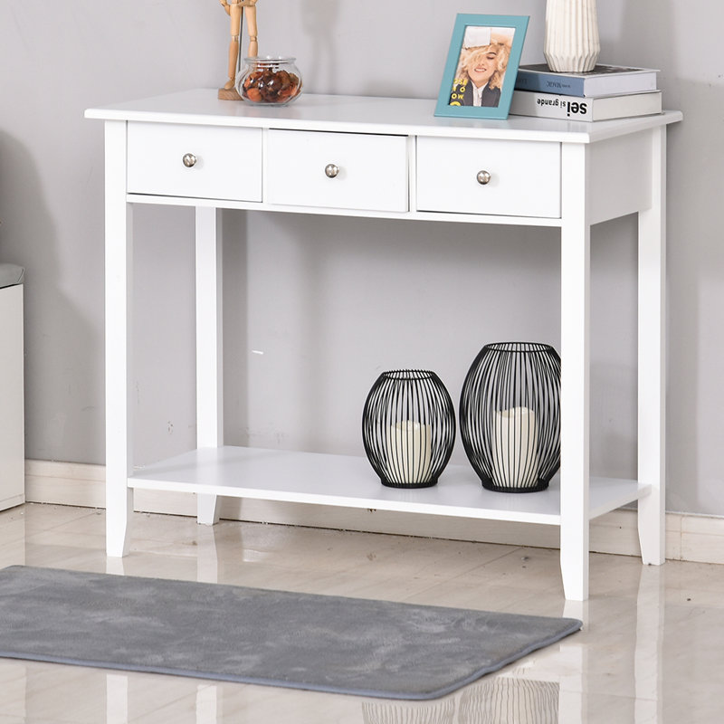 Leonardtown 35.5'' Console Table, White