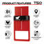  Porte de poulailler automatique - classique (rouge)-130460141
