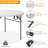 White Plastic Round Folding Table-450716010