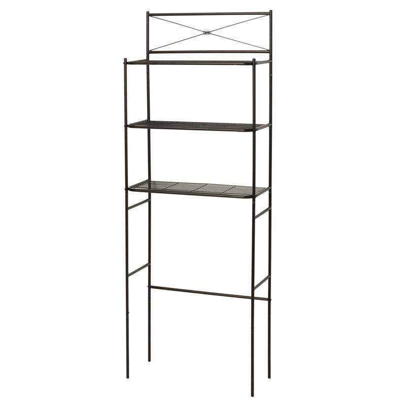 Osazee Metal Over The Toilet Storage, Heritage Bronze