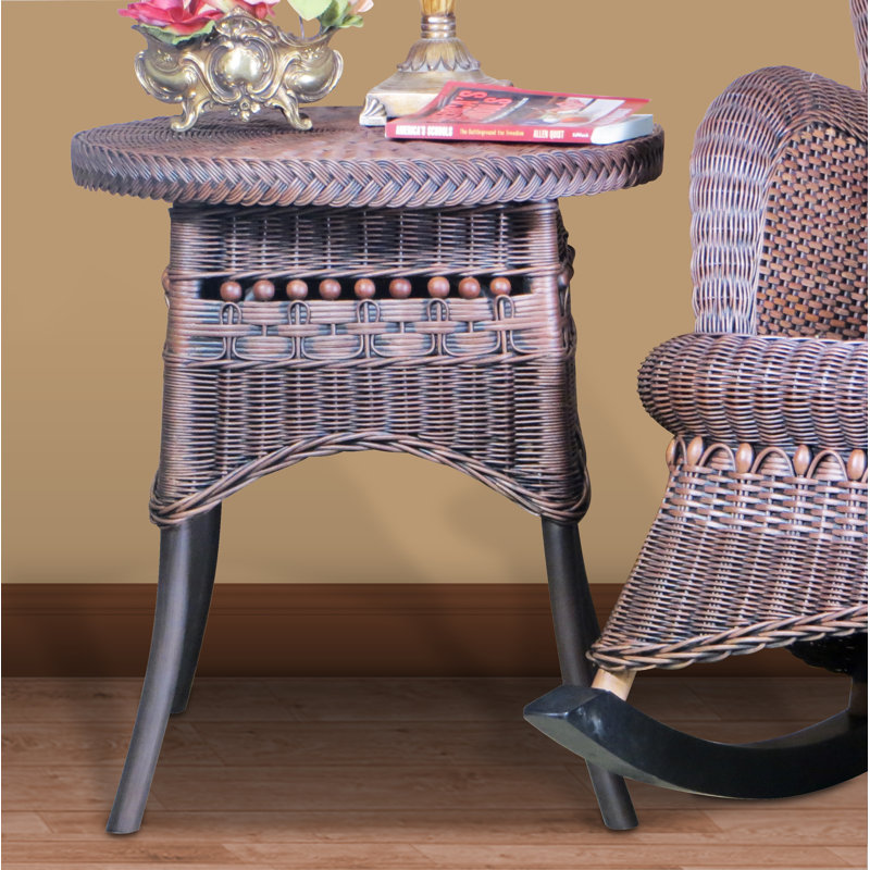 Barneveld End Table, Brownwash, 19"