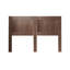 Tête de lit en bois massif Ebern Designs, fixation murale, chêne naturel-929358437-912824894