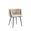 Bargeron 50cm H Velvet Upholstered Metal Side Chair-1941344333