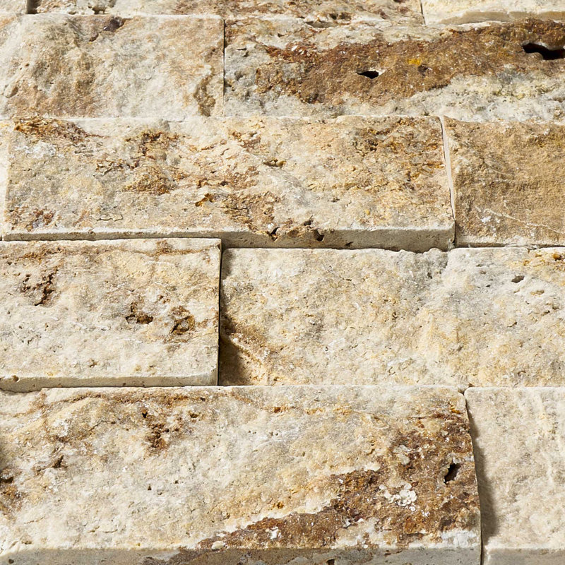 Scabos Split Face 2" x 4" Mosaic Tile