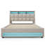 Grand lit en métal L 88 po x l 66 po x H 45,7 po
