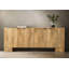 Everette 4-door Sideboard In Modern Natural Finish On Mango Solid Wood