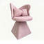Fauteuil de coiffeuse pivotant avec dossier papillon